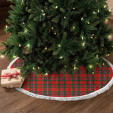 Clan Butter Tartan Christmas Tree Skirt NN50 Butter Tartan Tartan Christmas